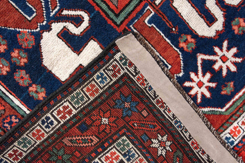 Antique Kazak Area Rug (4' x 8')